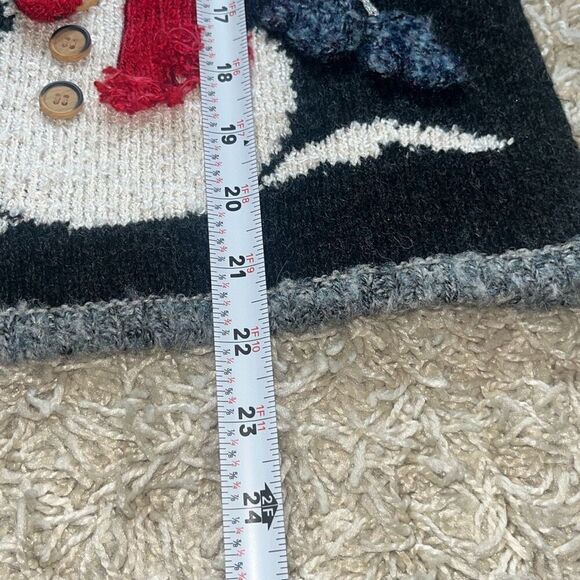 Christmas/HolidaySnowman 3D Sweater Vest By Mandal Bay Women’s Large - Picture 5 of 12